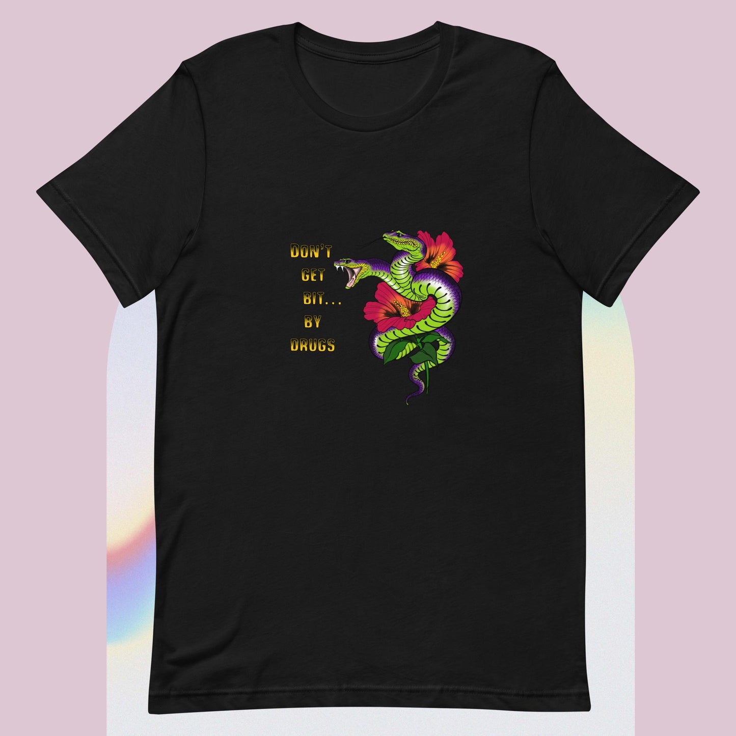 Don’t get bit color Unisex t-shirt